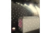 Wedding backdrop Single Color White LED Star Curtain