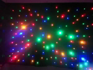 Mixing Color RGBY LED Star Curtain