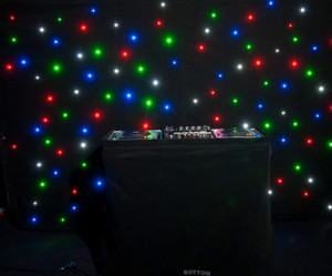 3*4M Mixing Color RGBW LED Star Curtain