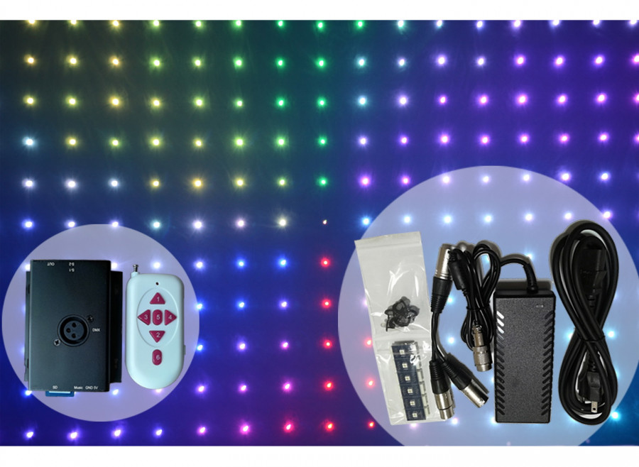 Foldable LED Screen,LED Vision Graphic Curtain,LED twinkling drape,MotionFaçade LED,MotionDrape LED,SparkleDrape LED,LED backdrop,cheap LED screen,Star Ceiling