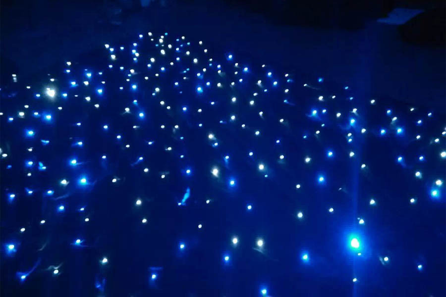 BW STARCLOTH,LED twinkling drape,LED star backdrop