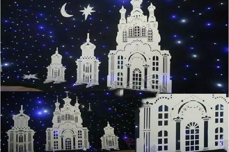 BW STARCLOTH,LED twinkling drape,LED star backdrop