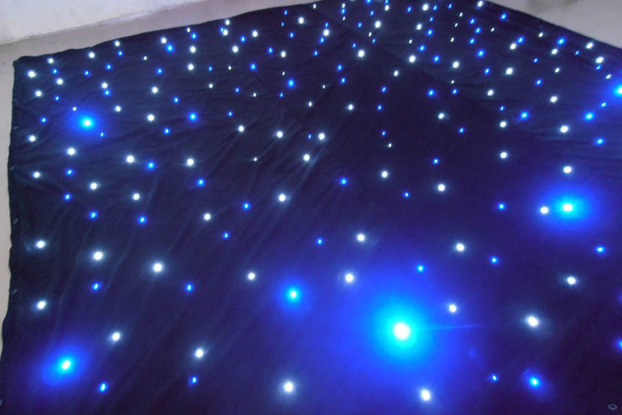 BW STARCLOTH,LED twinkling drape,LED star backdrop