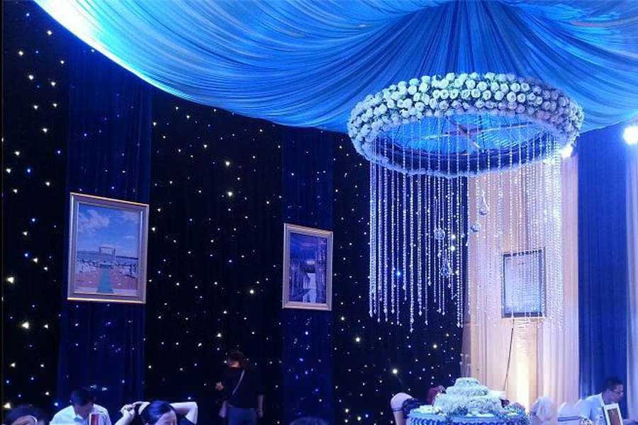 BW STARCLOTH,LED twinkling drape,LED star backdrop