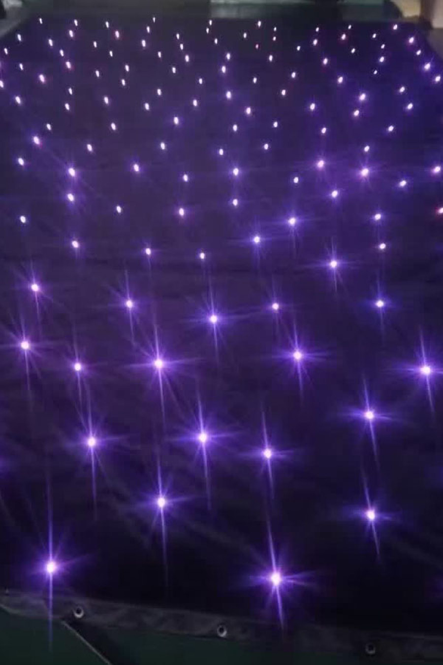 2*3M LED Tri Star Curtain,sparkliteled drape