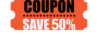 Contact us for get the 50%  coupon